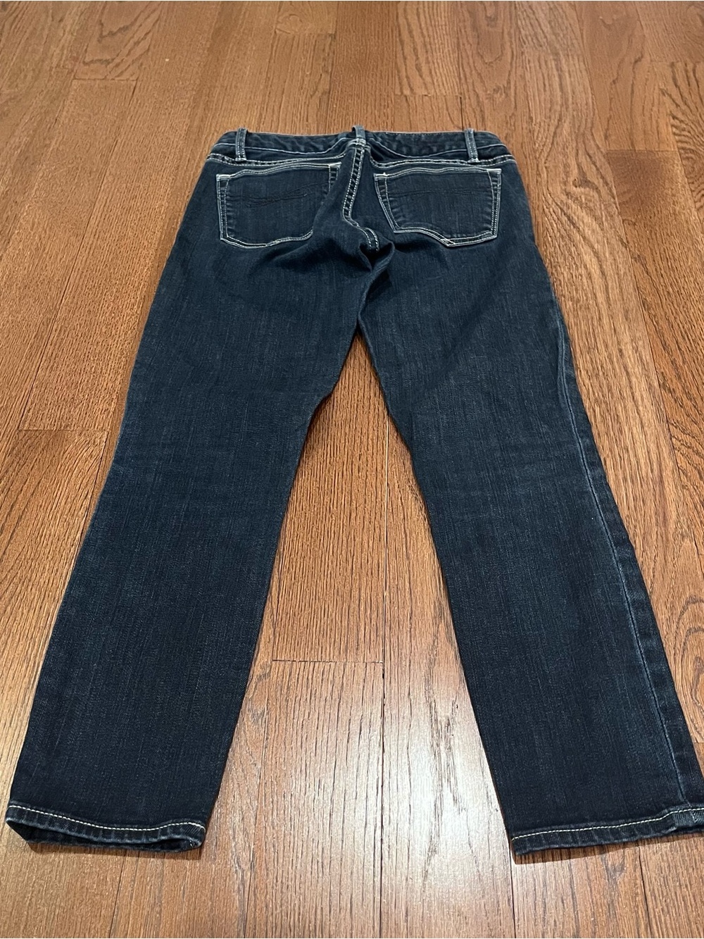 🧁y2k GAP Women's Dark Blue straight leg Jeans size 0 25 inseam - Picture 3 of 3